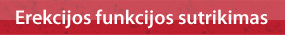 Erekcijos funkcijos sutrikimas