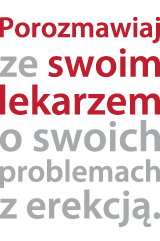 Porozmawiaj ze swoim lekarzem o swoich problemach z erekcją