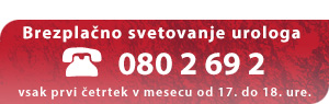 080 2 69 2 - Brezplačno svetovanje urologa vsak četrtek od 16. do 18. ure