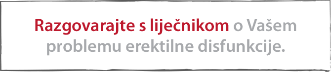 Razgovarajte s liječnikom o Vašem problemu erektilne disfunkcije